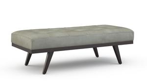 American Made Precedent Drew Modern Button Tufted Bedroom Bench