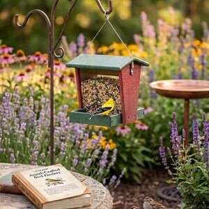 Eco Friendly Poly Small Hopper Bird Feeder