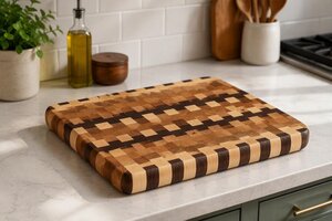 Large End Grain Cutting Board - Choose Size