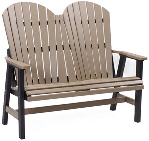 Berlin Gardens Patio Comfo-Back Poly Love Seat Bench