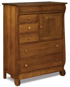 Lydia Classic Sleigh Gentleman's Chest of Drawers