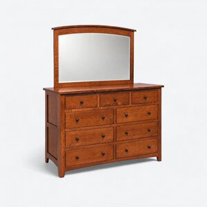 Handcrafted Mission Mule Base Dresser with Optional Mirror