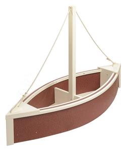 Poly Outdoor Sailboat Planter Box