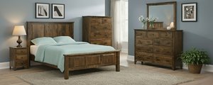 Amish Grays Peak Panel 5-Piece Bedroom Set