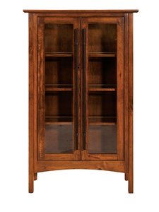Handcrafted Baird Glass Display Cabinet