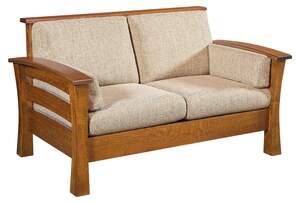 Leavenworth 59" Wood Frame Loveseat