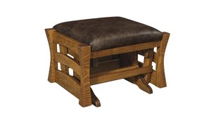 Leavenworth Upholstered Gliding Ottoman