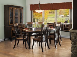 Emily 7-Piece Extension Dining Room Set - Quick Ship