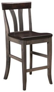 Chantilly Vertical Slat Back Counter and Bar Stool