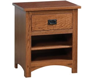 Siesta Mission Nightstand in Oak Wood