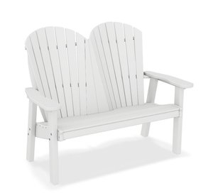Beachfront Poly Adirondack Bench