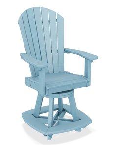 Shoreline Poly Swivel Counter Chair