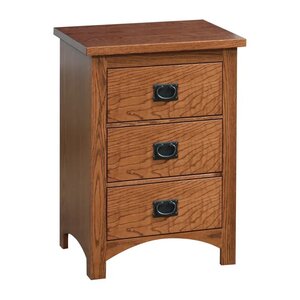 Siesta Mission 3-Drawer Nightstand