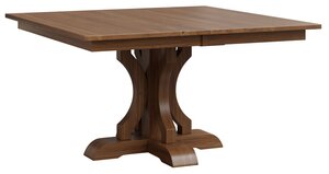 Franklin Solid Wood Single Pedestal Dining Table
