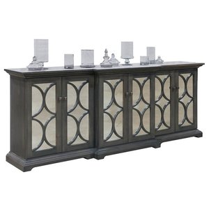 Dallas Contemporary Sideboard with Mirror Doors