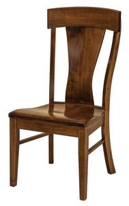 Bridgeport Curved Back Splat Dining Chair - Quick Ship