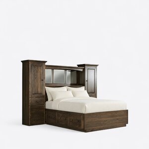 Amos Pier Wall Unit Storage Bed