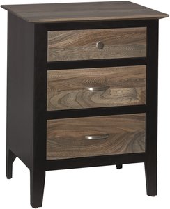 McLean Three Drawer Nightstand - Quick Ship