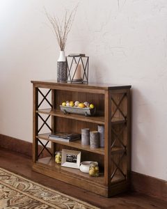 Kittanning Bookcase with X-Sides