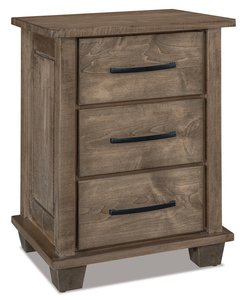 Modern Farmhouse 3-Drawer Nightstand