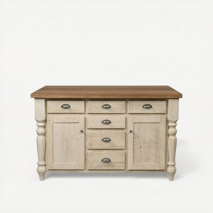 Reclaimed Barnwood Farmhouse 60" Island