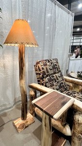 rustic cabin floor lamps