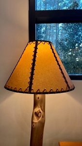 log lamp shade