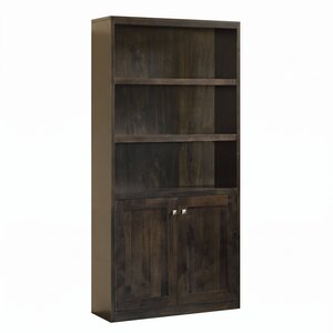 Handcrafted Solid Wood Contemporary Bookcase - Choose Size