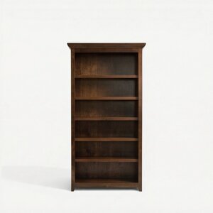 Amish Handcrafted Custom Mission Bookcase - Choose Size