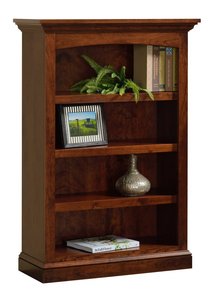 Handcrafted Traditional Custom Bookcase - Choose Size