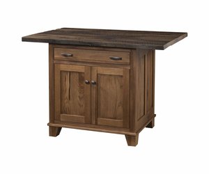 Solid Wood 32" Kitchen Island - Custom Options