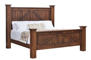 Ox Bow Farmhouse Post Bed