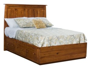 Boulder Creek Mission Platform Storage Bed