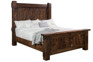 Rustic Rough Sawn Maple Lodge Bed