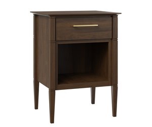 Jensen Transitional Open Nightstand with 1 Drawer