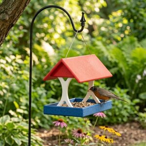 American Made Poly Patriotic Bird Feeder