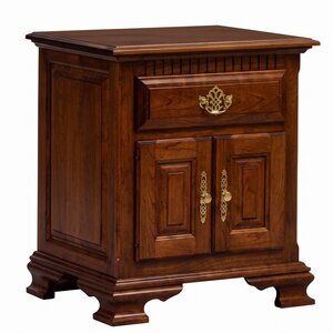 Rosemary Traditional Solid Wood Nightstand with Doors - Choose Size