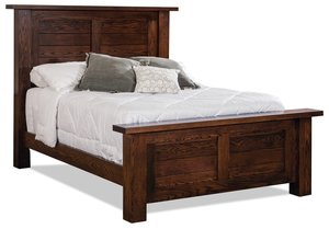 Beatrice Hardwood Panel Bed