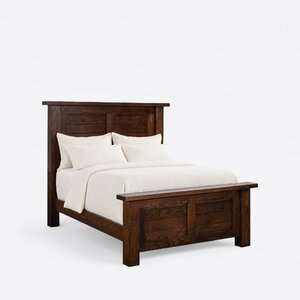 Beatrice Hardwood Panel Bed