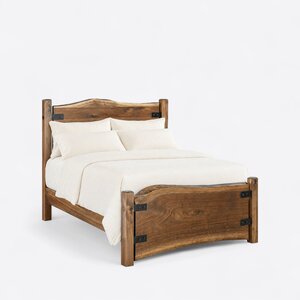 Mervin Hardwood Live Edge Bed with Optional Underbed Storage