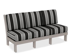 Coastal Armless Poly Sofa