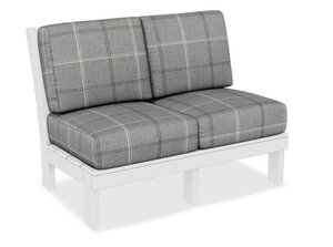 Zen Poly Mission Armless Love Seat