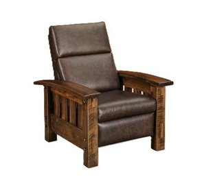 Dutton Rough Sawn Wood Recliner