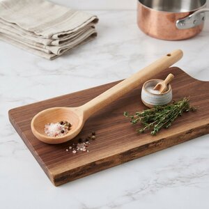 American Made Maple Wood 12" Tapered Handle Spoon In-Stock