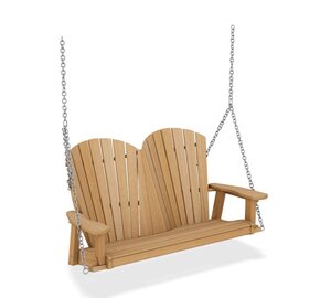 Beachfront Outdoor Adirondack Porch Swing