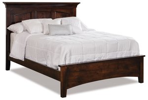 Broderick Panel Hardwood Bed