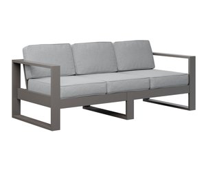 Berlin Gardens Marine Grade Poly Nordic Modern Outdoor Sofa - 73" Width
