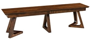 All American Dean Modern Trestle Dining Bench