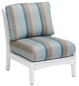 Berlin Gardens Classic Terrace Armless Poly Chair