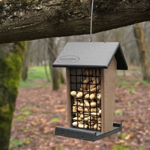 Recycled Poly Hanging Whole Peanut Bird Feeder